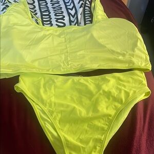 Vibrant Yellow Bikini Set